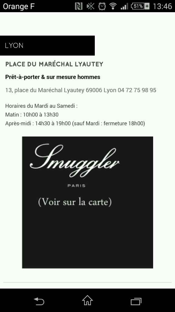 & pour le costume de mr vous allez ou ? - 1