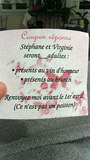 Coupon réponse quoi mettre? - 1