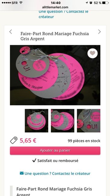 Faire part - 2
