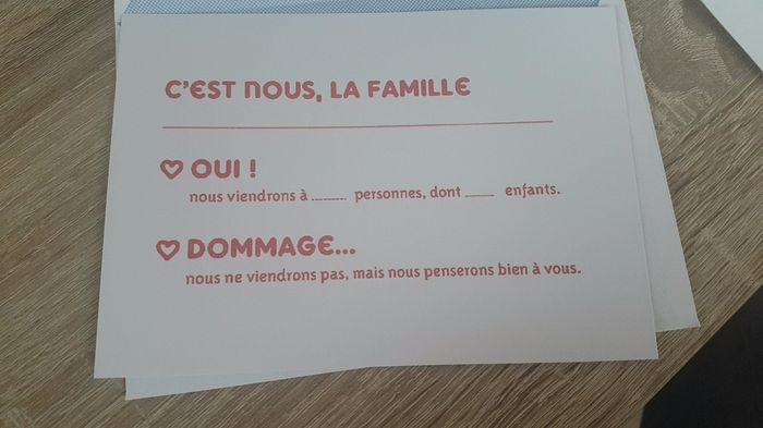 Coupon réponse
