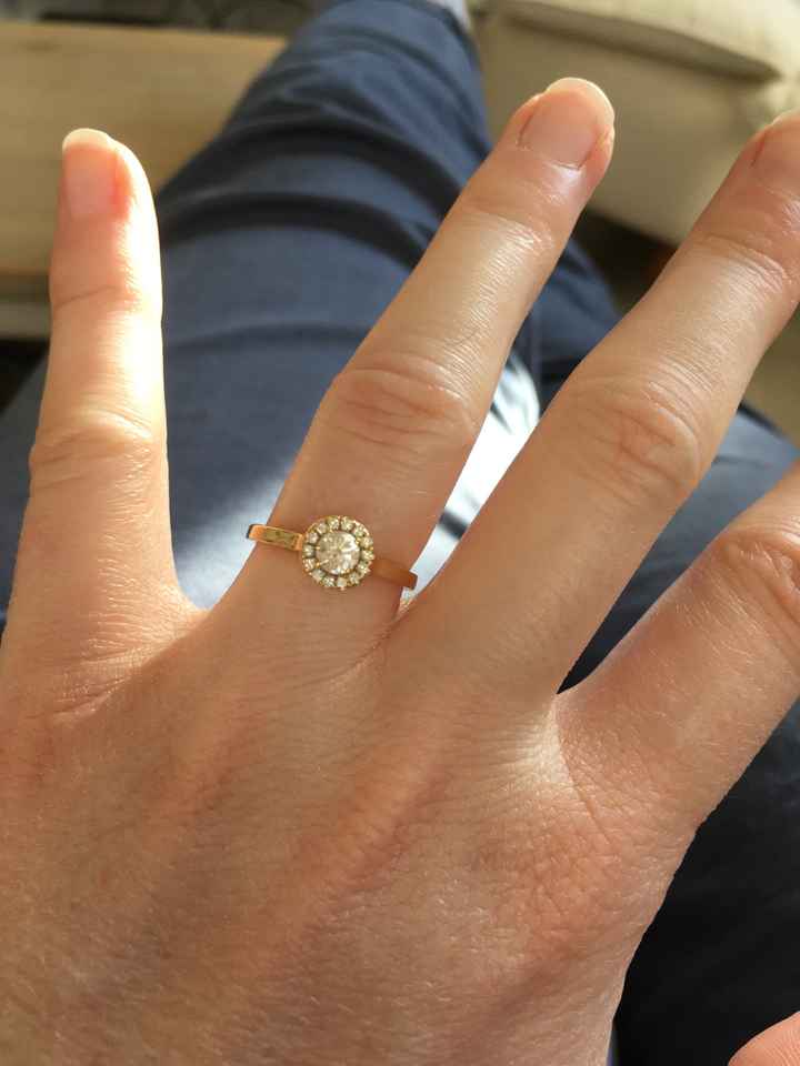 Qui porte une bague de fiançailles ? - 1