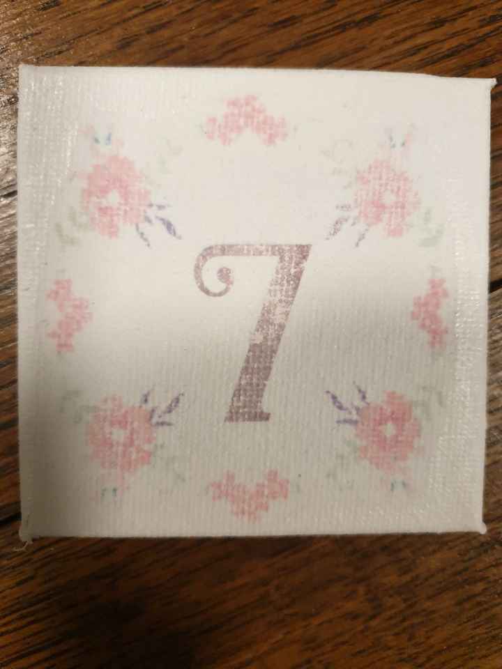 Numéros de table - 2