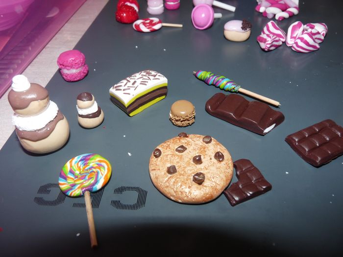 Mes bonbons et chocolats en pâte fimo 2