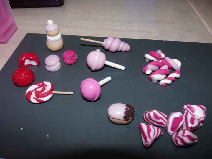 Mes bonbons et chocolats en pâte fimo