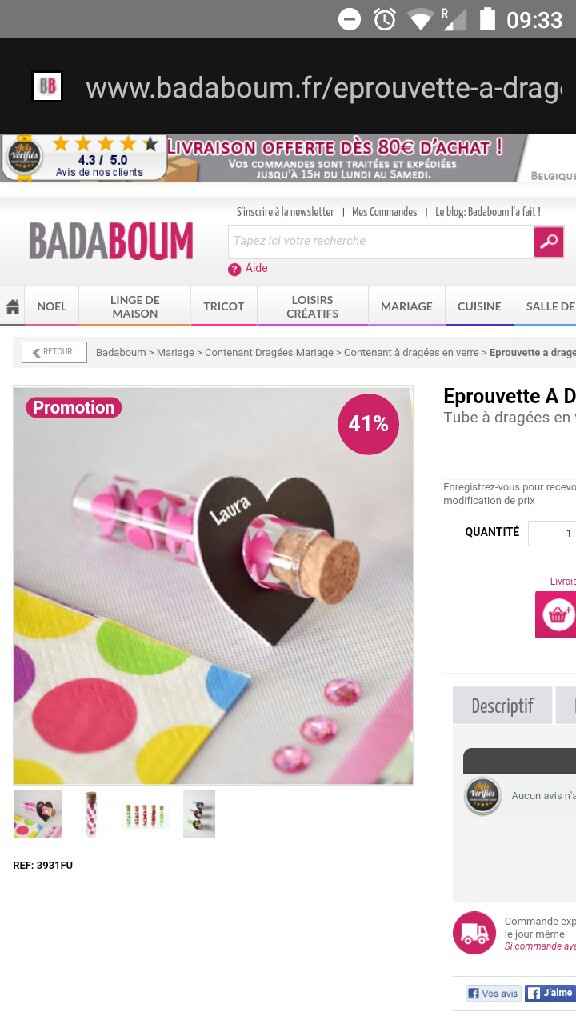 Support individuel pour éprouvette à dragée - 1