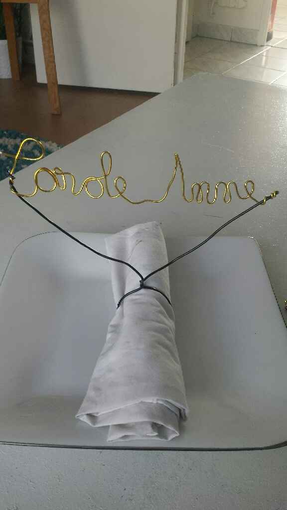 Porte prénom serviette - 2