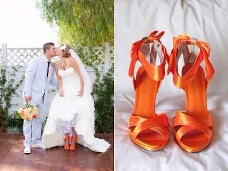 Chaussure orange