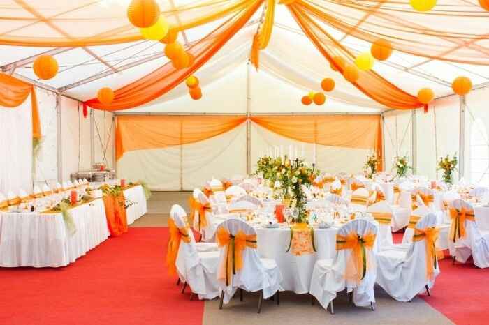 Le club du mariage orange et vert - 2