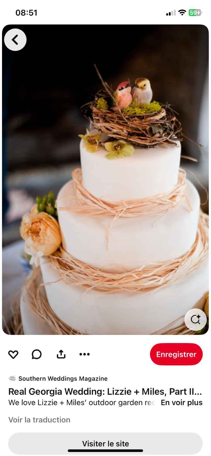 Figurine sur le gâteau - 1