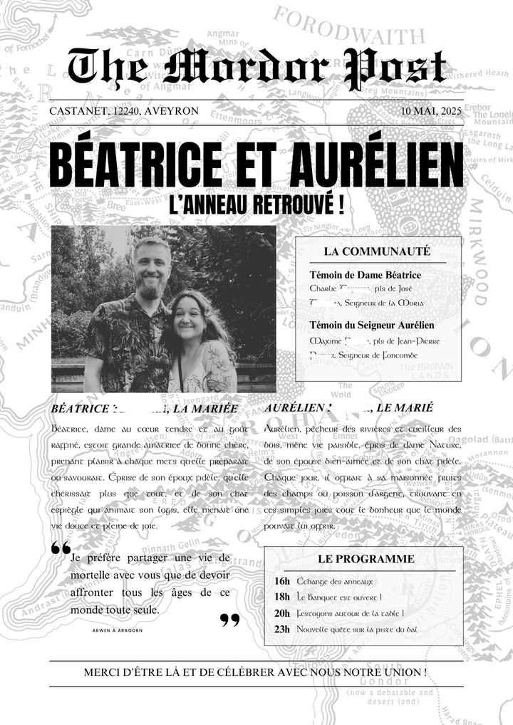 Gazette des mariés update - 1