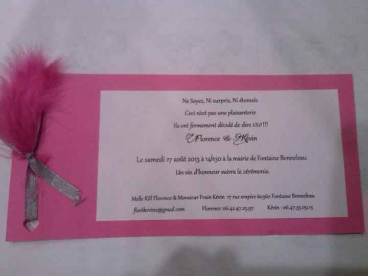 faire part pour le vin d.honneur 