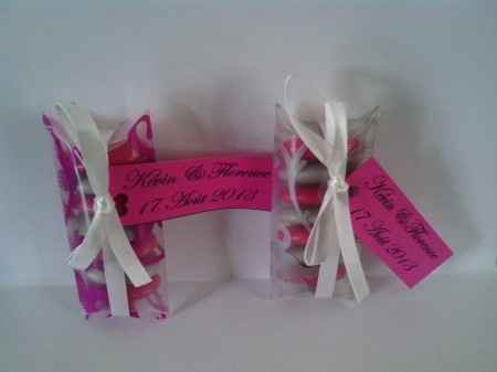 les dragées pour le vin d'honneur 