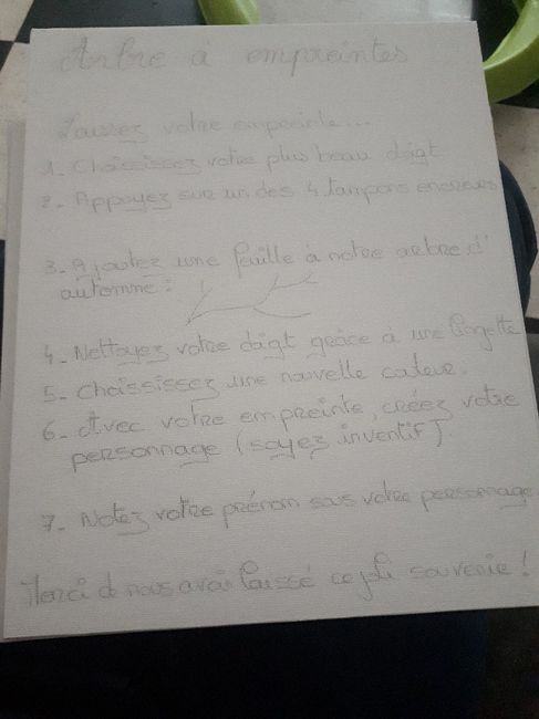 Explications pour arbre a empreintes 2