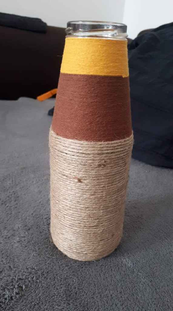 Vase au couleur automnal. - 1