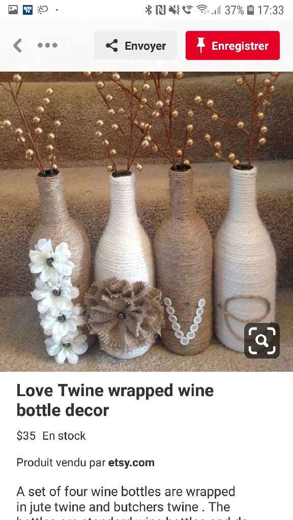 Vase au couleur automnal. - 1