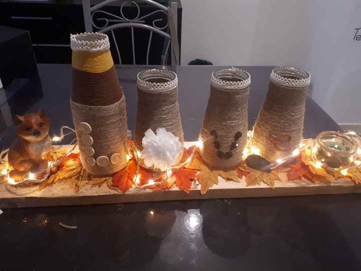 Essai deco de table des cadeaux invités - 1