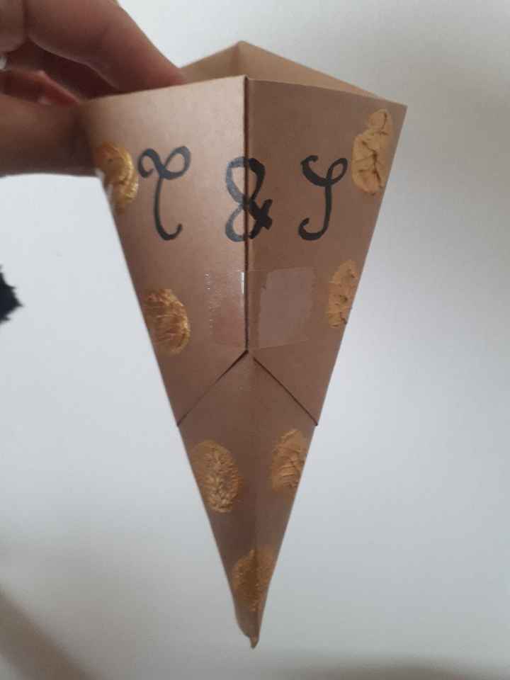 Cornet à confetti prototype - 1