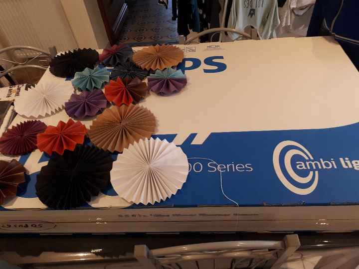 Début du Fond de mon coin photo rosaces - 2