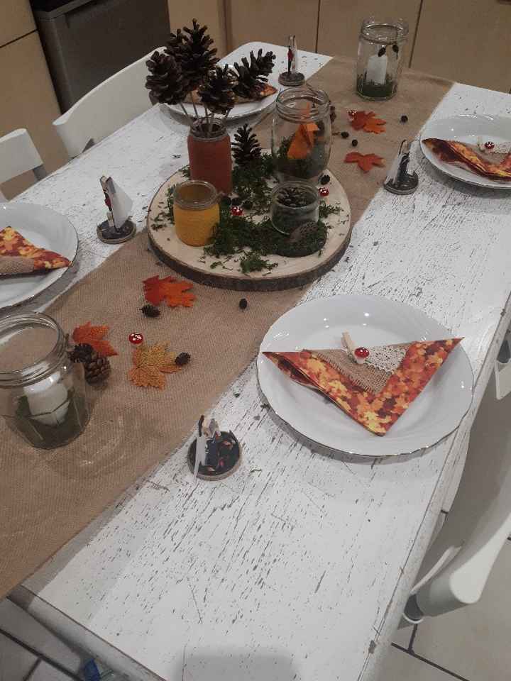 Ma deco de table invités 🍂🍁 - 1