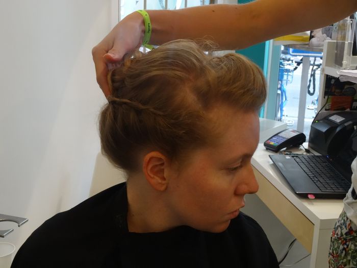 essai coiffure : 1er coté 