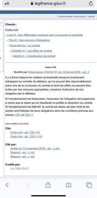 Annulation covid et desaccord 1