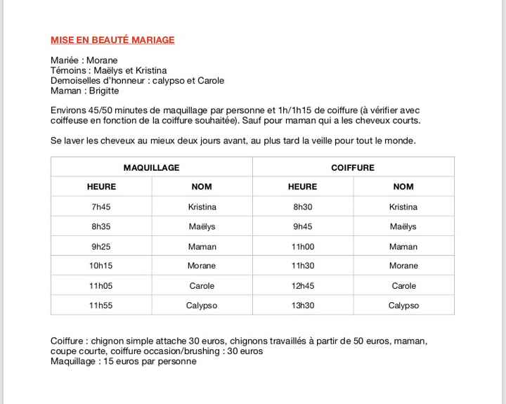 Planning journée, quand faire les photos de couple ? - 2