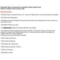 Planning journée, quand faire les photos de couple ? - 1