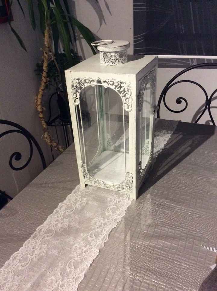 Les lanternes centre de table 