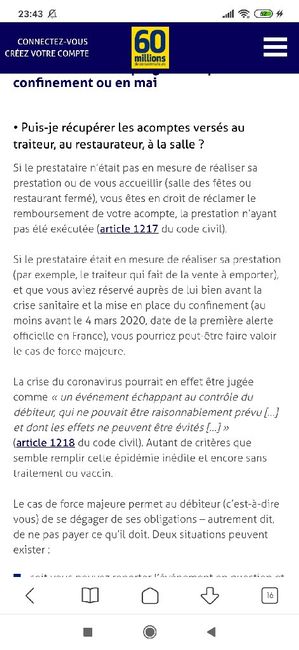 Annulation salle privée 1