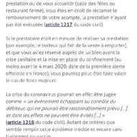 Annulation salle privée - 1