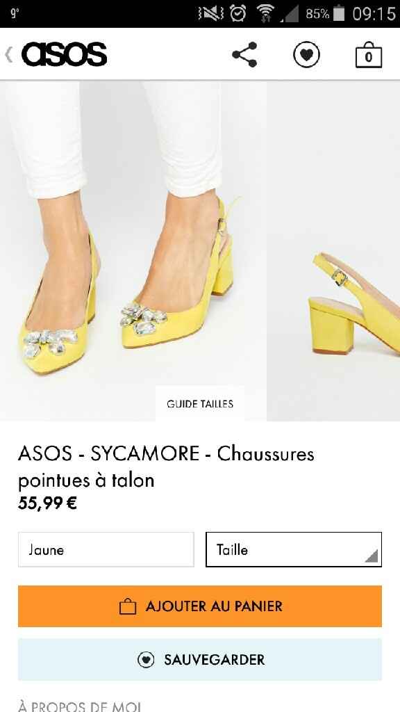 Chaussures jaunes - 1