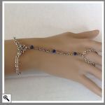 en bleu