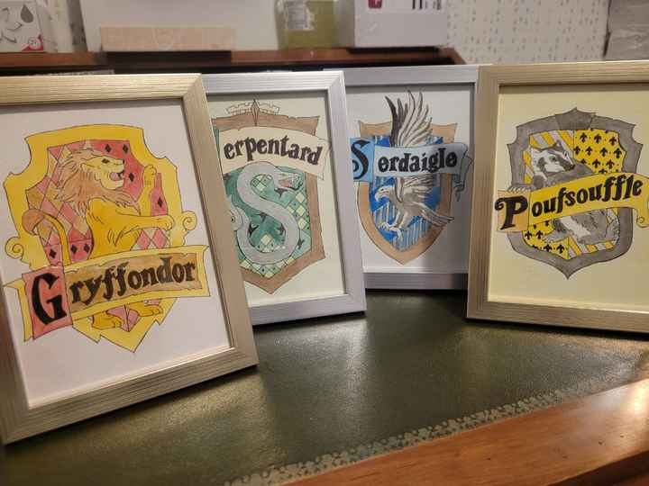 Thème Harry Potter: identification des tables - 1