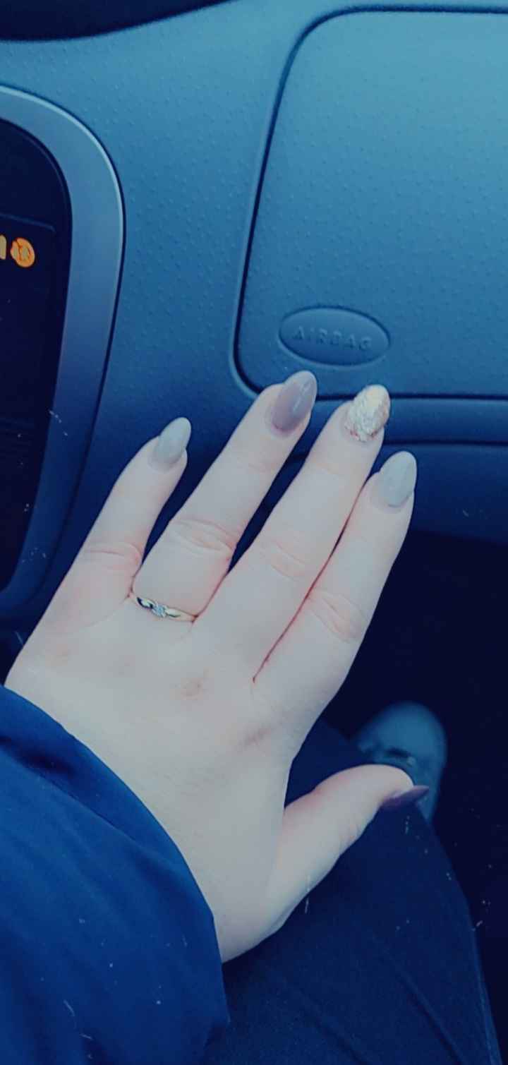 Qui porte une bague de fiançailles ? - 1