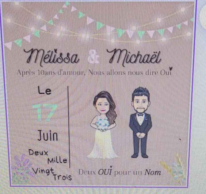 Faire part fait mison - 1