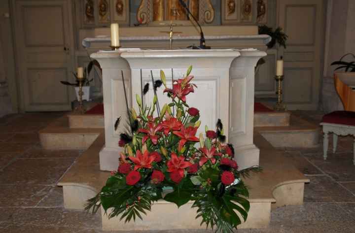 Bouquet d'autel Eglise 