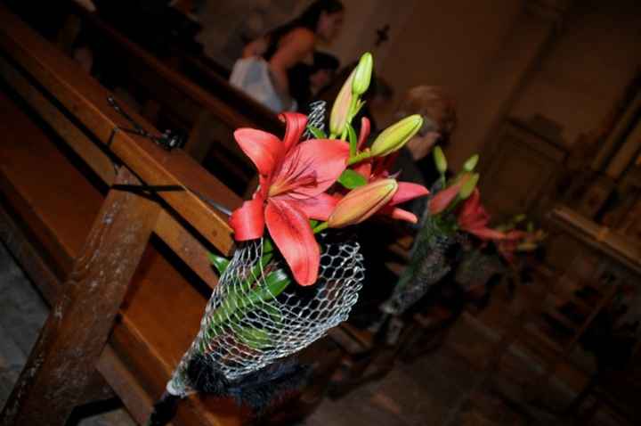 Bouquet de banc Eglise 
