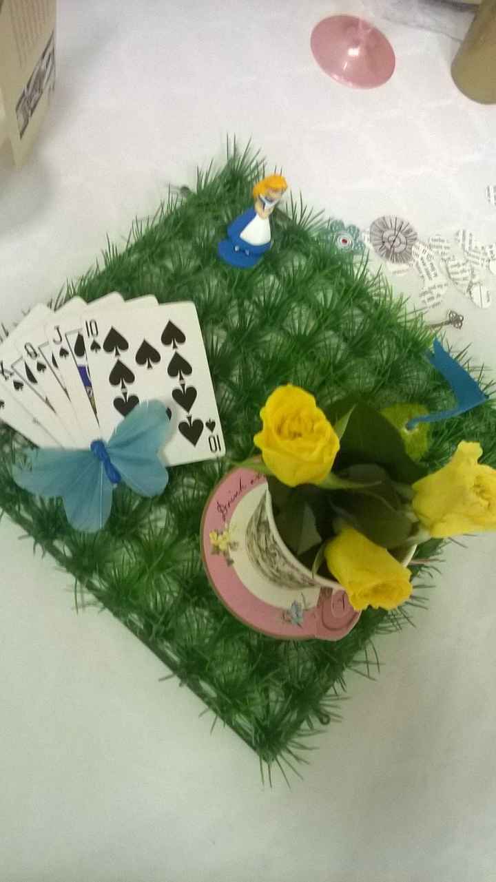 centre de table alice