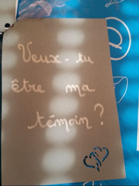 demande d'être témoin 