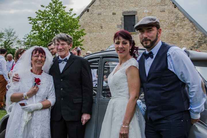 mariage mariage ! noces d'or de mes parents ! Dans leur tenue de mariés en 1968 !
