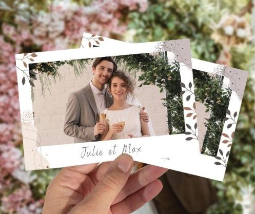 Personnaliser vos Photos de mariage avec BornePhotoLyon