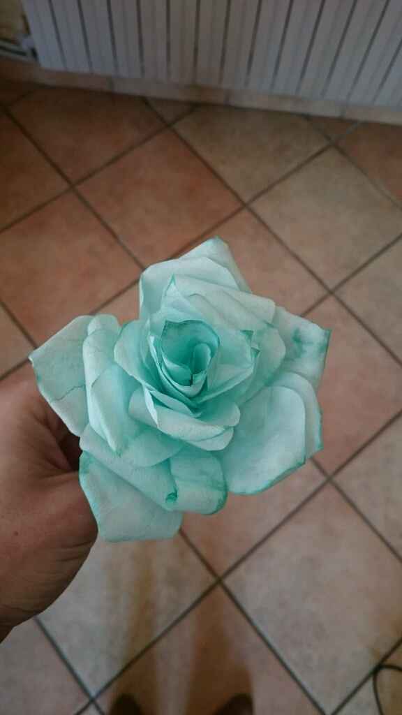 Premier essai roses filtre à cafe - 1