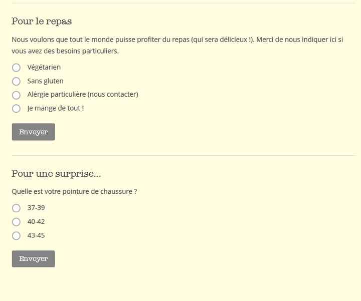 Questionnaire sur notre blog