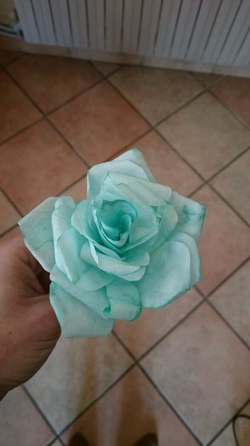 Premier essai roses filtre à cafe - 1