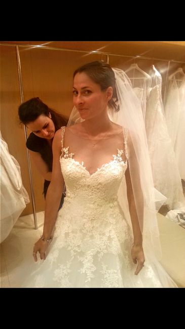 Ma robe de face (1er essayage)