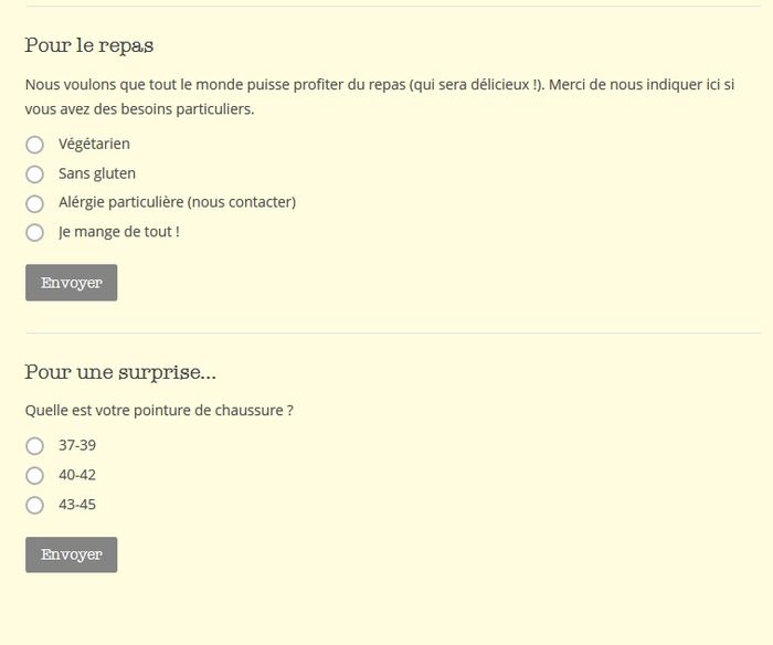 Questionnaire sur notre blog