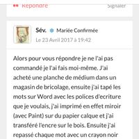 écrire sur du bois? - 1