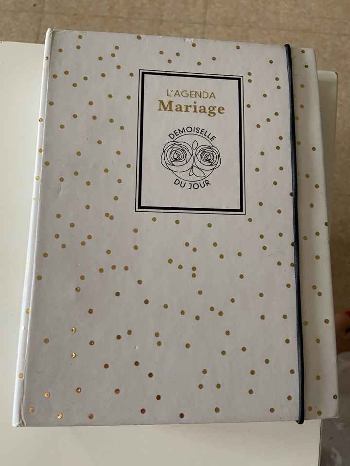 Agenda mariage - 1