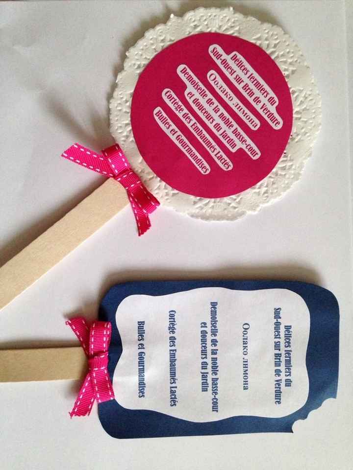 Menu diy - 1