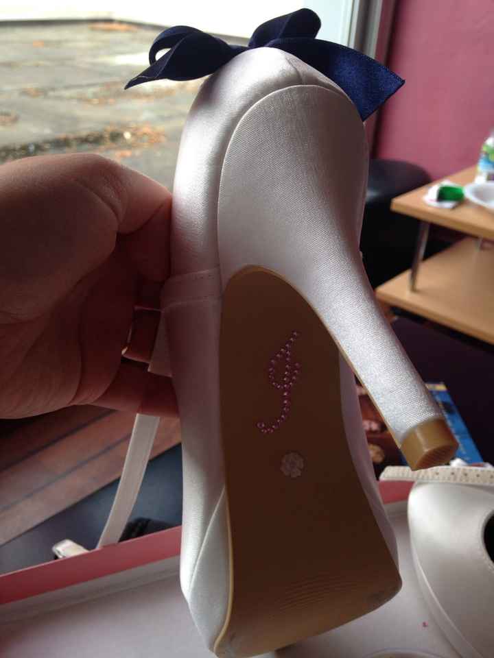 Début customisatuon chaussures - 2